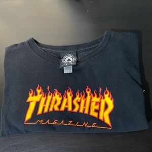 Thrasher black tee